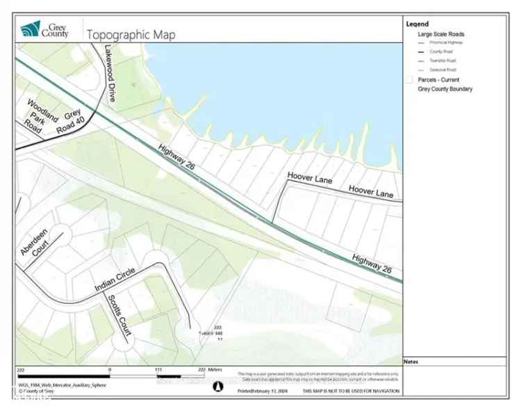 Land for Sale Near Council Beach with Access to Georgian Trail