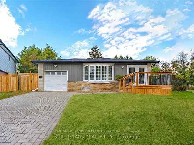 Detached Bungalow 3 Beds 2 Baths Modern Kitchen Close To Schools Parks And Highway 401