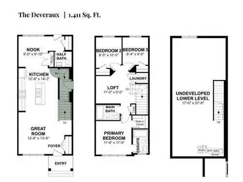 Deveraux Duplex House for Sale in Edmonton