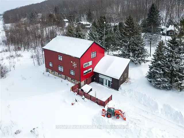 6000 sq ft Post and Beam Barn on 2 Acres Near Georgian Bay