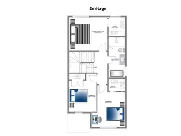 Modern Semi-Detached Home in Sherbrooke Plateau McCrea