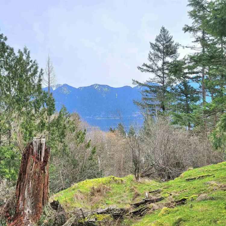 Eaglecliff Building Lot with Howe Sound Views