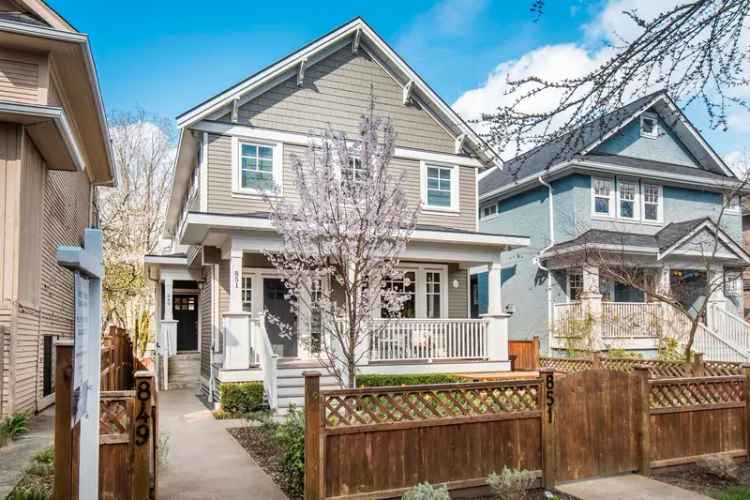 Mount Pleasant ½ Duplex 3 Beds 2 Baths No Strata Fees