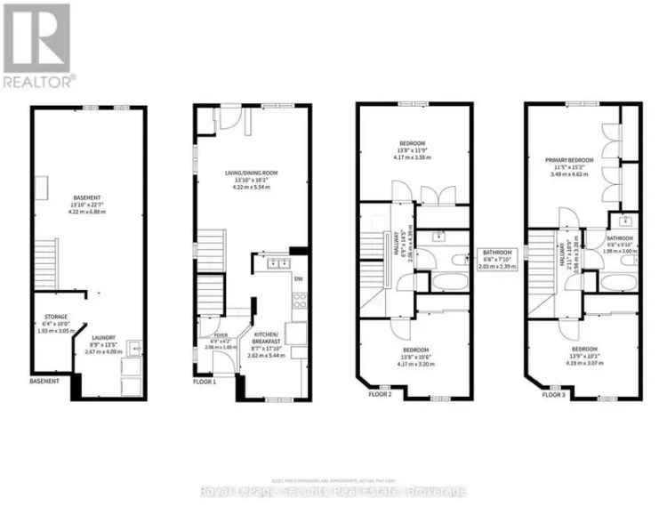 4 Bedroom Freehold Townhouse Near Eglinton West Subway