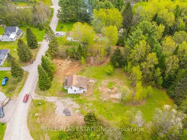 0.7 Acre Lot Kinmount Handyman Special - Build Your Dream Home