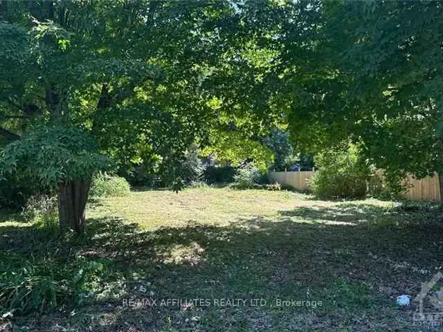 Charming Merrickville Lot Build Your Dream Home