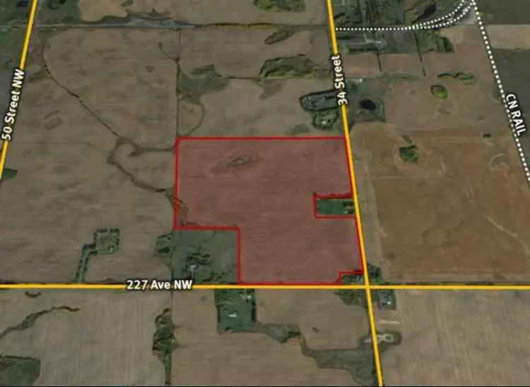 Buy land in Edmonton Energy & Technology Park with heavy industrial zoning