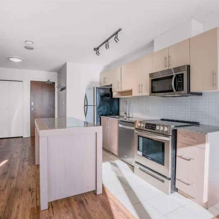 South-Facing 1-Bed 1-Bath Condo with City Views Near Stadium SkyTrain