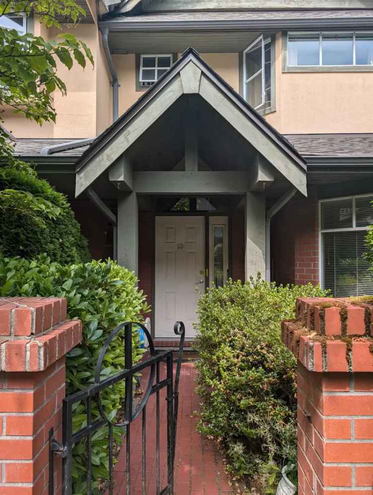 13 5880 Hampton Place Vancouver Townhouse for Sale