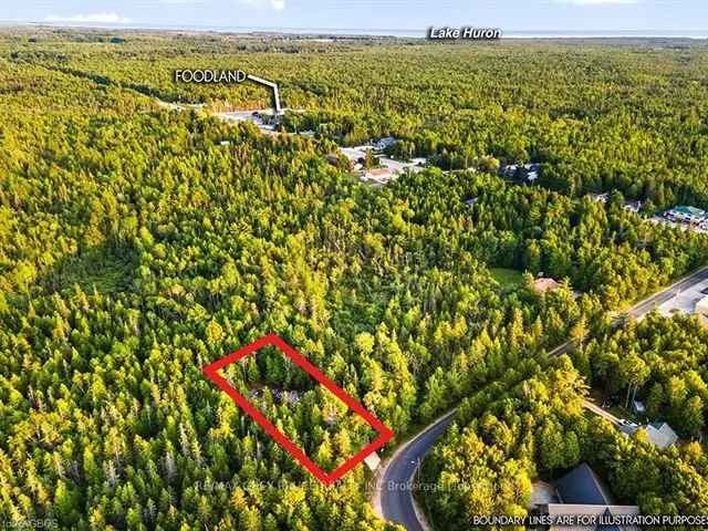 Residential Building Lot in Tobermory - 75x200 Lot Near Little Tub