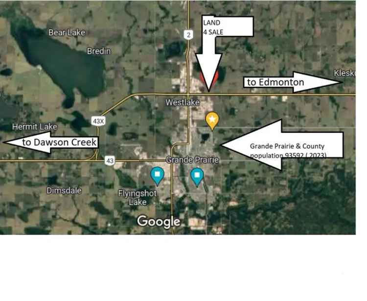 Land For Sale in Grande Prairie, Alberta