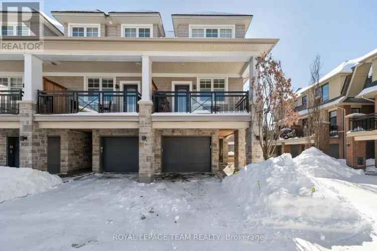 Executive End Unit Townhome for Sale in Wellington Village with Upgrades