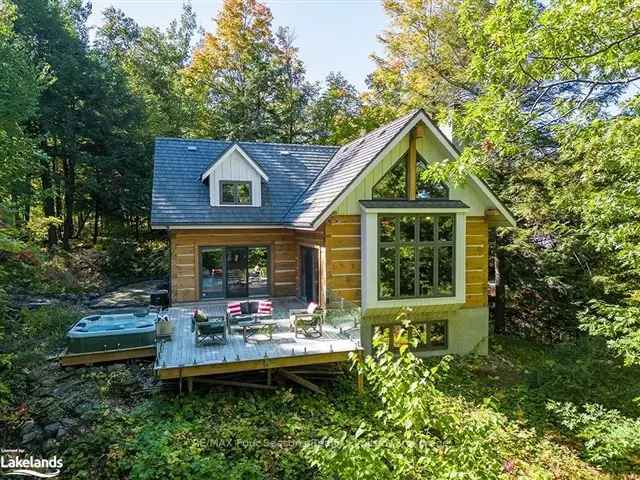 Serene Log Home Retreat with Heated Garage and Hot Tub