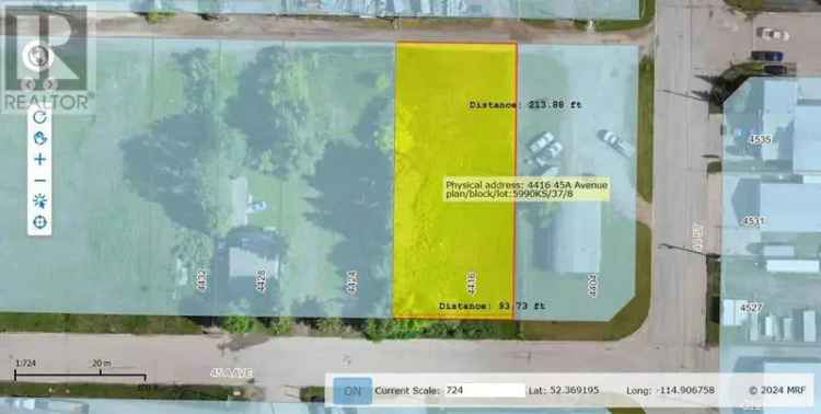 Industrial Land for Sale in Rocky Mountain House