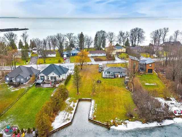 Waterfront Lot Lake Simcoe Canal Access