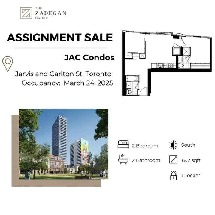 JAC Condos Assignment Sale | 2 Bed, 2 Bath | $190K BI Equity