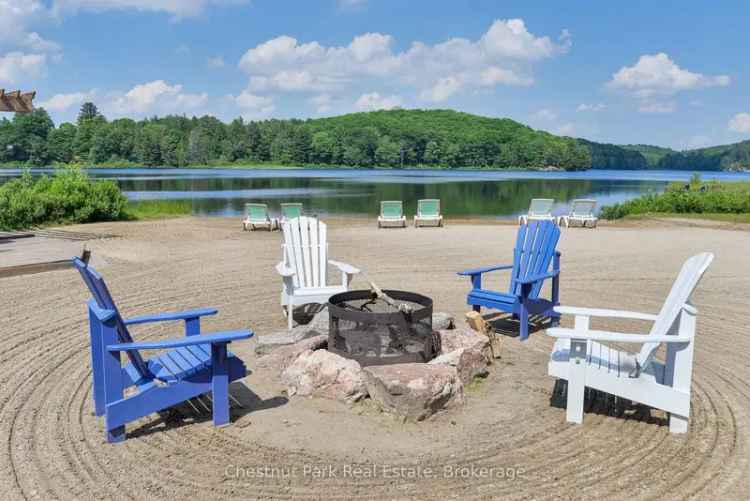 Buy Waterfront Resort in Muskoka with Cottages and Private Beach