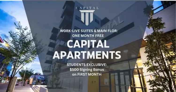 Rent Brand New Work Live Suites in Edmonton with Modern Amenities