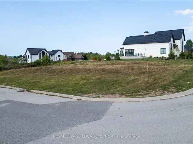 Dream Home Lot with Stunning Views of Niagara Escarpment and Georgian Bay