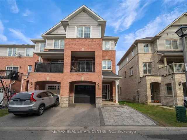 Beautiful 3 Bed Freehold Townhouse with Modern Upgrades Near Schools and Highways