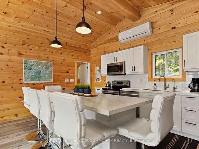 Healey Lake Muskoka Cottage 4BR 2BA Sandy Beach Modern Renovated