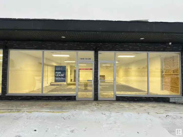 Retail For Rent in Edmonton, Alberta