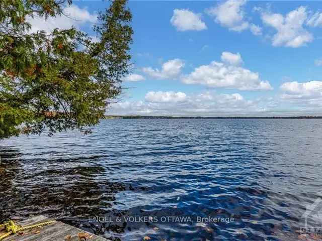 Calabogie Lake Waterfront Lot - Build Your Dream Home