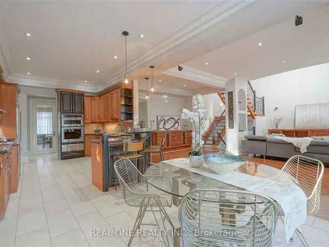 Elegant Custom Home North York High Ceilings Open Concept Dream Kitchen