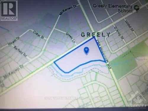 Vacant Land For Sale In Greely, Ottawa, Ontario