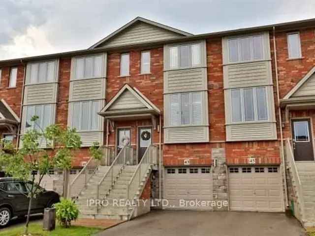 Townhouse For Rent in Hamilton, Ontario