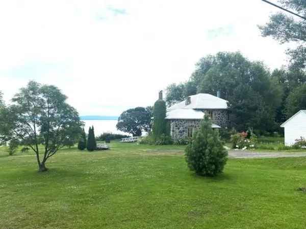 Stone House for Sale Ile aux Coudres St Lawrence River View