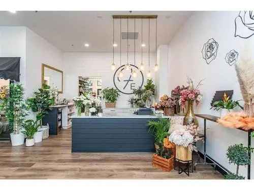 Buy Commercial Property in Red Deer Alberta with Flower Shop Features