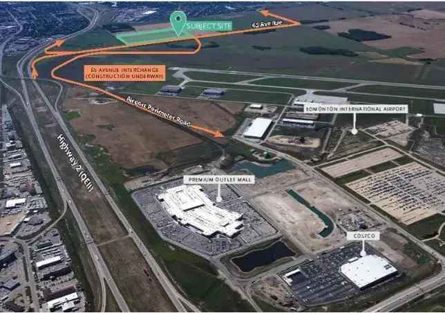 53.23 Acres Development Land Near QEII Highway Interchange