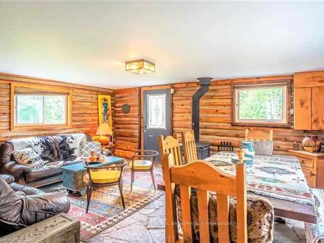 Cozy Log Cabin Rental near Wiarton and Sauble Beach