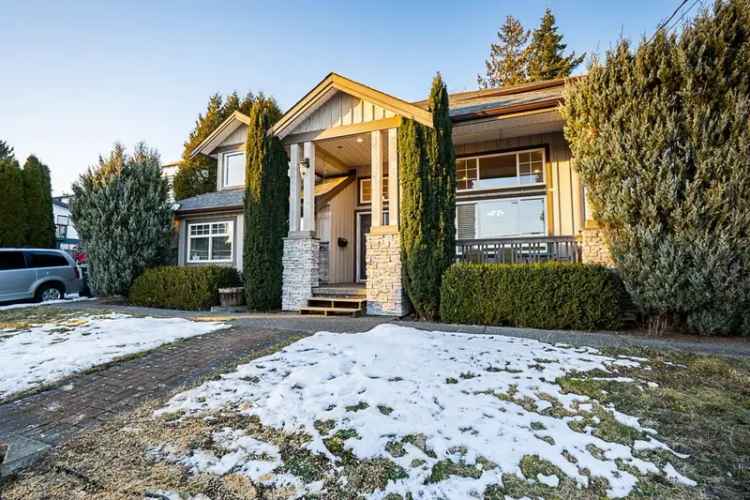 6 Bed 4 Bath Central Coquitlam House with Legal Suite and River Views