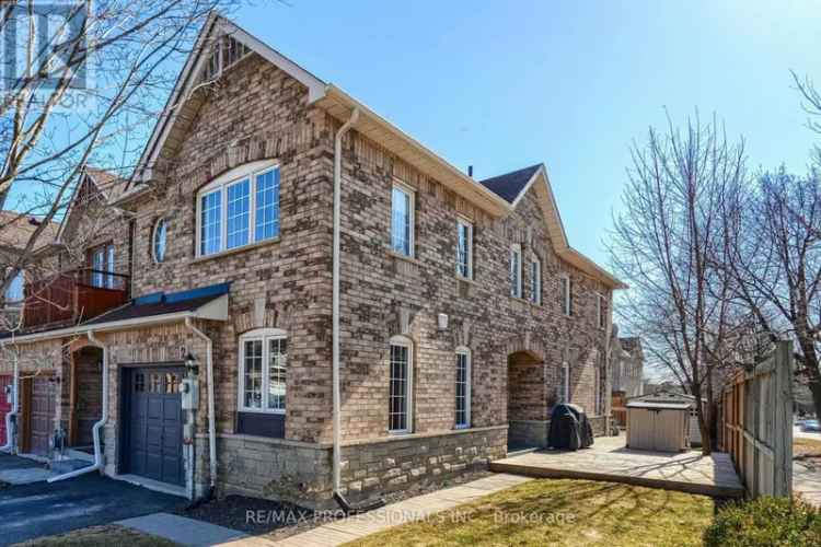 4 Bedroom Freehold Townhome End Unit No Condo Fees