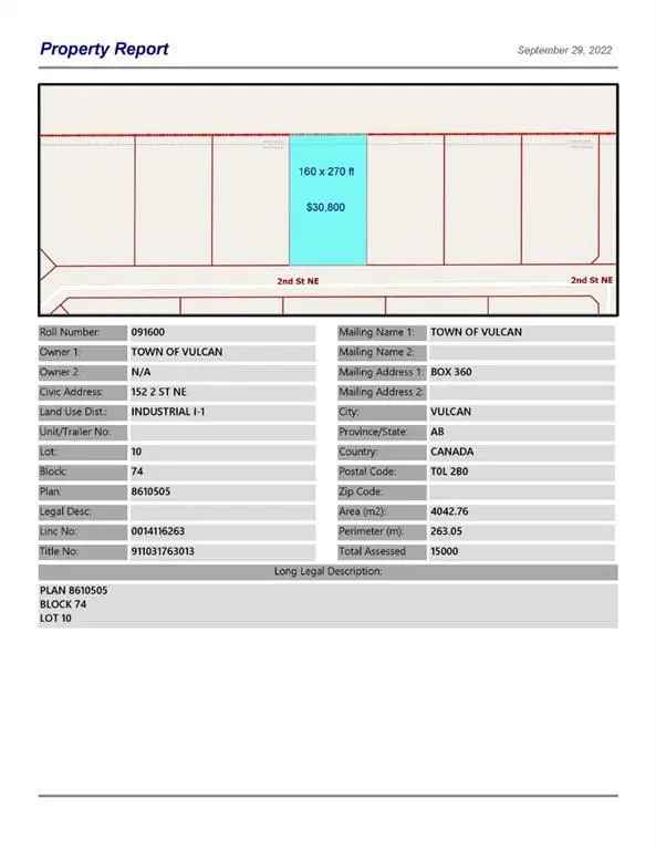 Land For Sale in Redcliff, Alberta