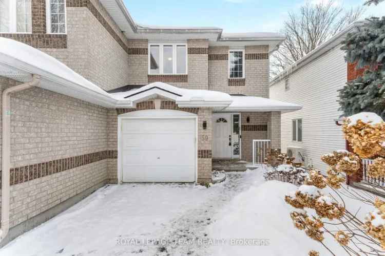 Kanata Lakes Semi-Detached Townhome - 2 Beds, Finished Basement