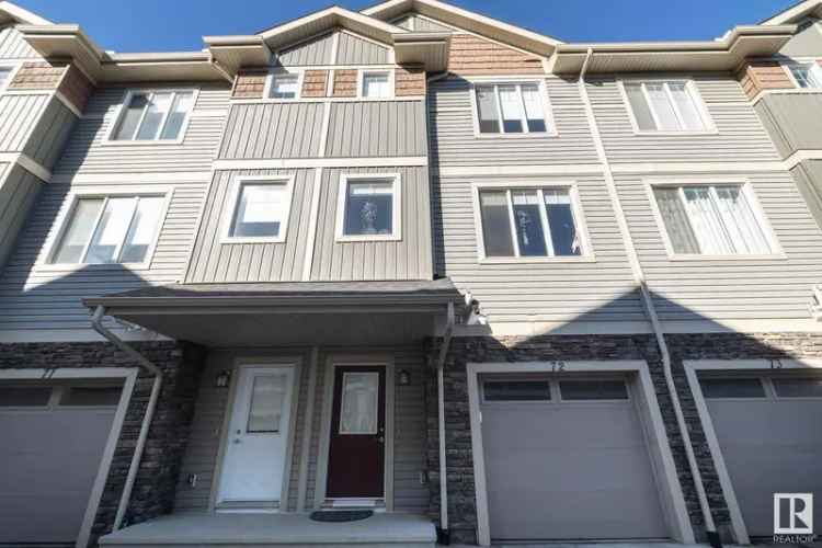 Buy Modern Townhouse in Northwest Edmonton with 3 Bedrooms and 2.5 Bathrooms