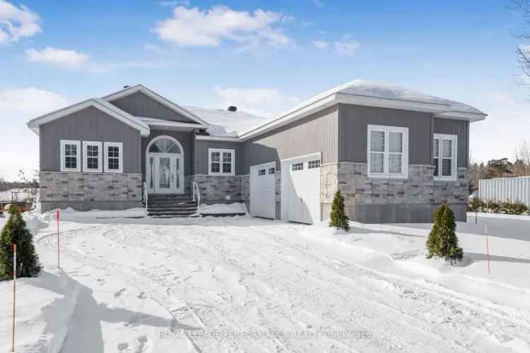 3-Bedroom Rural Home with Double Garage and Unfinished Basement