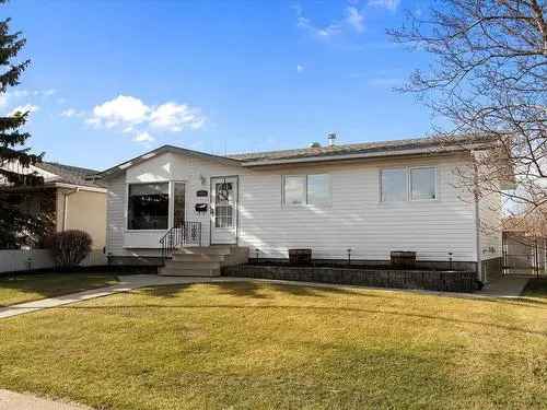 1122 sq ft Bungalow in Satoo, Edmonton - 4 Beds, 2 Baths, Huge Yard & Heated Garage
