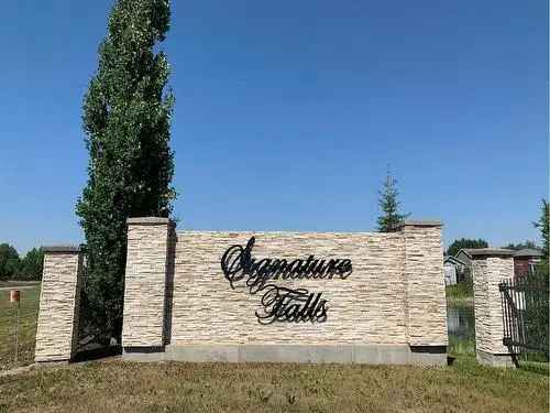 Vacant Land For Sale In Signature Falls, Grande Prairie, Alberta