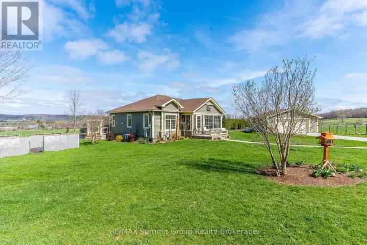 3+1 Bedroom Bungalow on 5.6 Acres Near Owen Sound