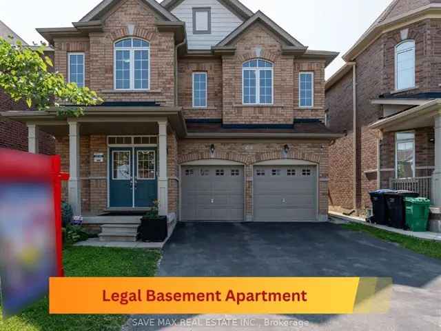 Family Home with Legal Basement Apartment in Brampton