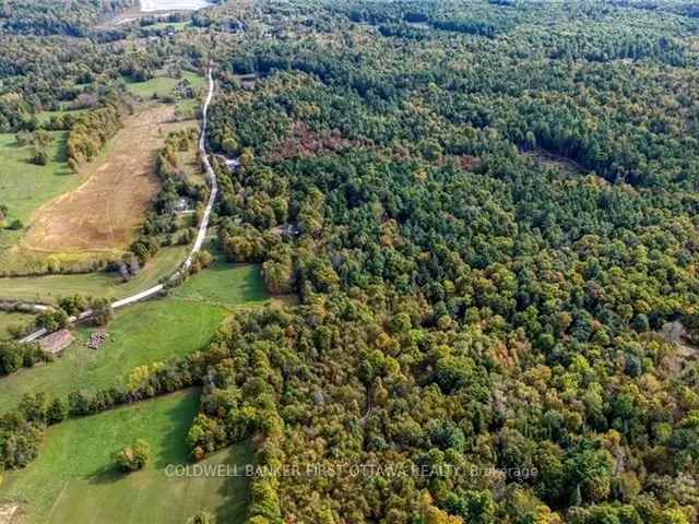 55 Acre Lot Maberly Tay Valley Township Peaceful Retreat Near Fagan Lake