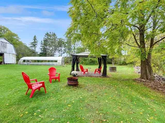 Updated 3-Bedroom Bungalow w
Private Backyard & Barn - Close to 401, 115, & 407