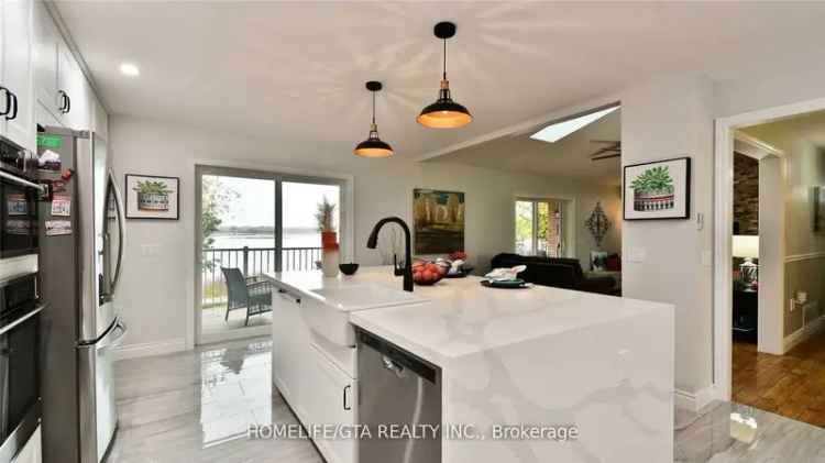 Buy Beautiful Raised Bungalow with Waterfront View and Spacious Deck