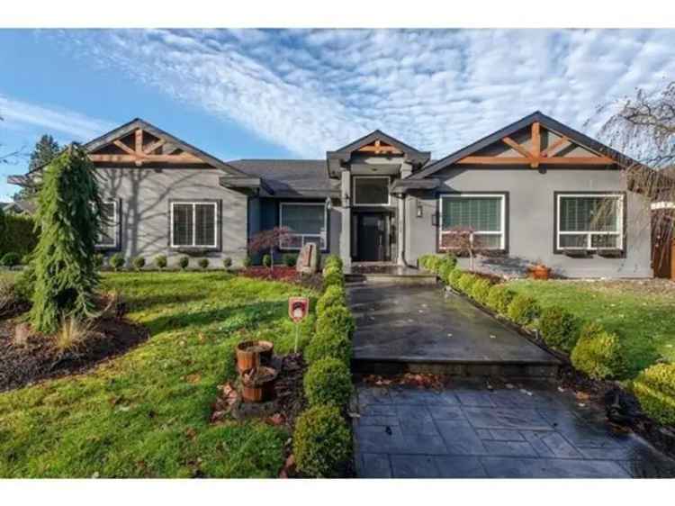 Luxury custom rancher for sale in Fraser Heights with high end features