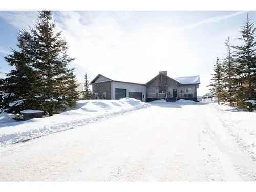 Luxury Bungalow for Sale in Rural Grande Prairie with Beautiful Features