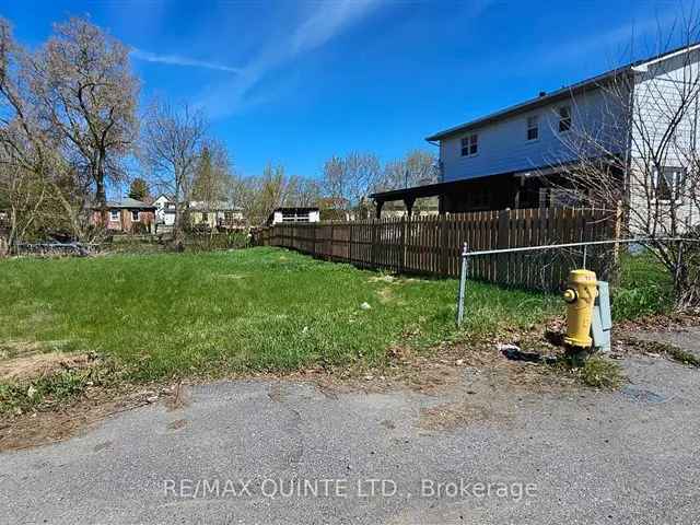 Land For Sale in Quinte West, Ontario